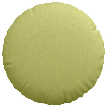 vidaXL Sitzkissen 2 pcs Hellgrün Ø60 x 21 cm Stoff