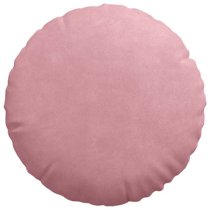 vidaXL Sitzkissen 2 Stück Rosa Ø 60 x 21 cm Samt
