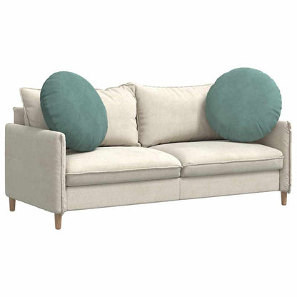 Sitzkissen 2 Stück Meergrün Ø 60 x 21 cm Samt