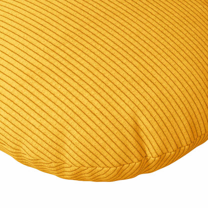 vidaXL Sitzkissen 2 pcs Helles Gelb Ø 60 cm Cordstoff