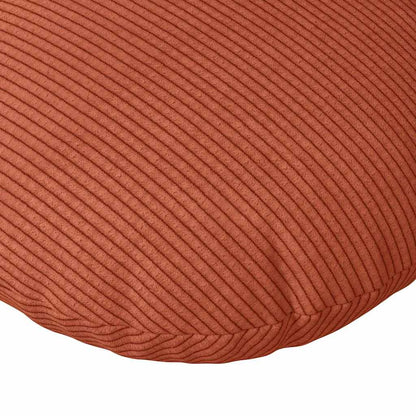 vidaXL Sitzkissen 2 pcs Rot-Orange Ø 60 cm Cordstoff