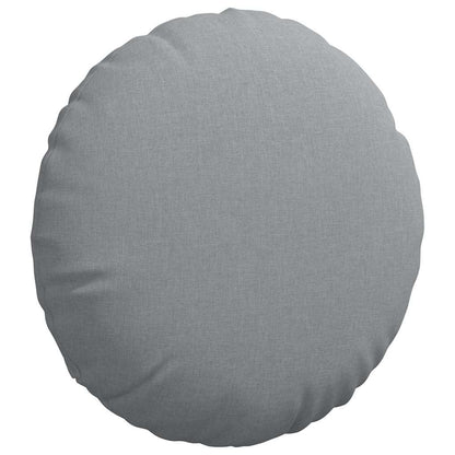 vidaXL Sitzkissen 2 pcs Hellgrau Ø80 x 29 cm Stoff