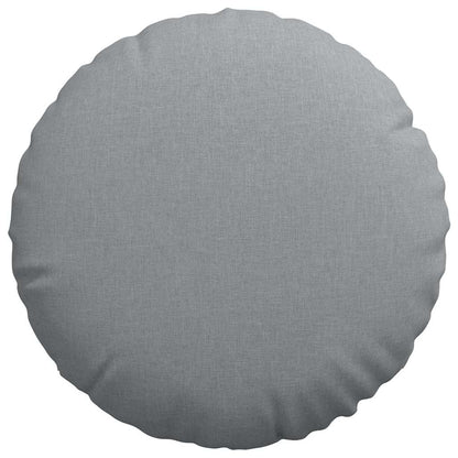 vidaXL Sitzkissen 2 pcs Hellgrau Ø80 x 29 cm Stoff