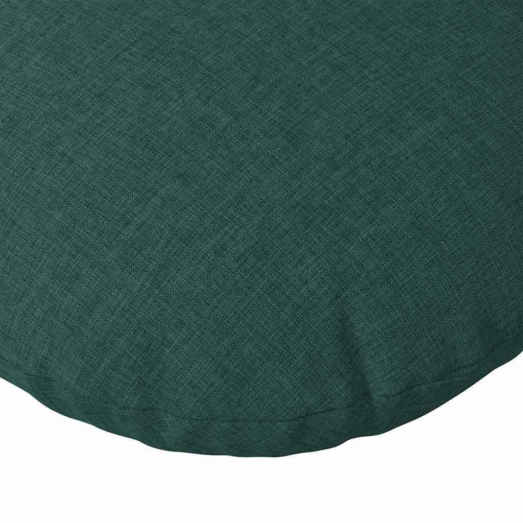 vidaXL Sitzkissen 2 pcs Dunkelgrün Ø80 x 29 cm Stoff