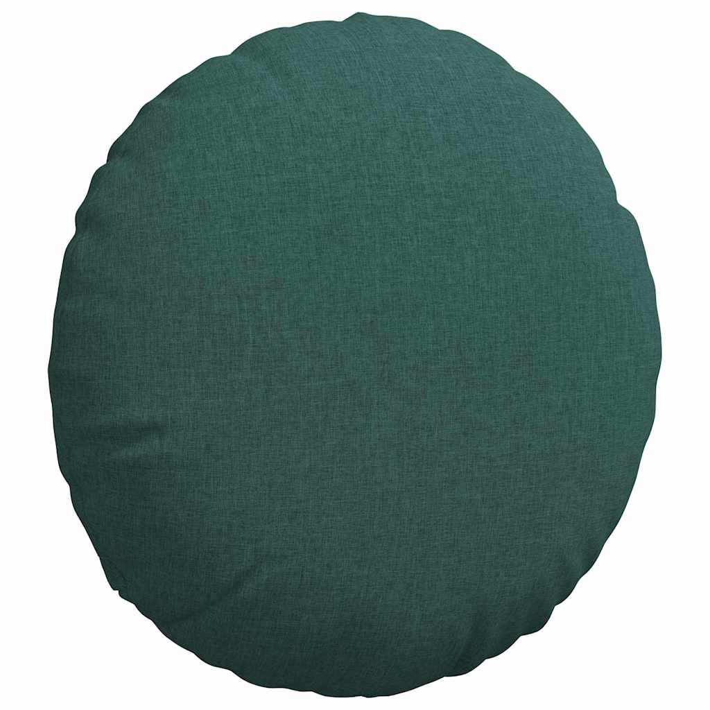 vidaXL Sitzkissen 2 pcs Dunkelgrün Ø80 x 29 cm Stoff