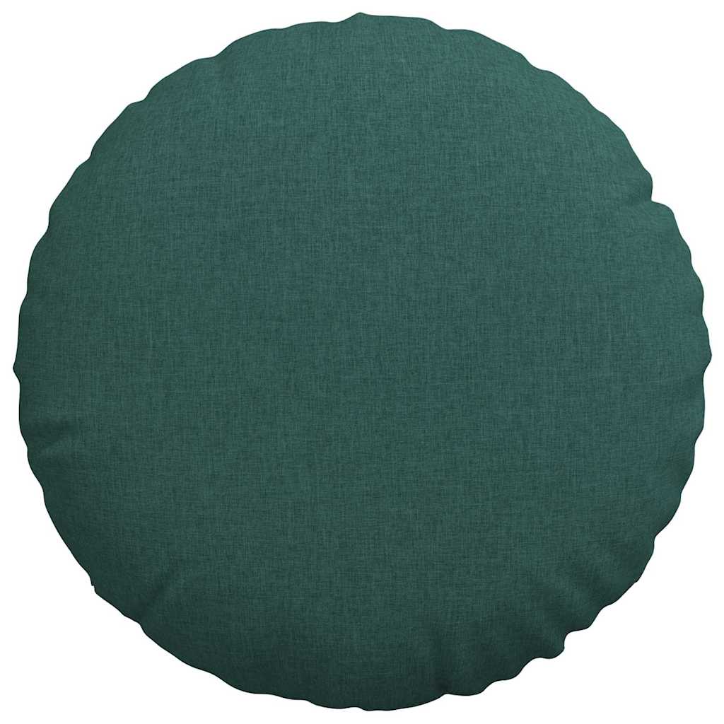 vidaXL Sitzkissen 2 pcs Dunkelgrün Ø80 x 29 cm Stoff