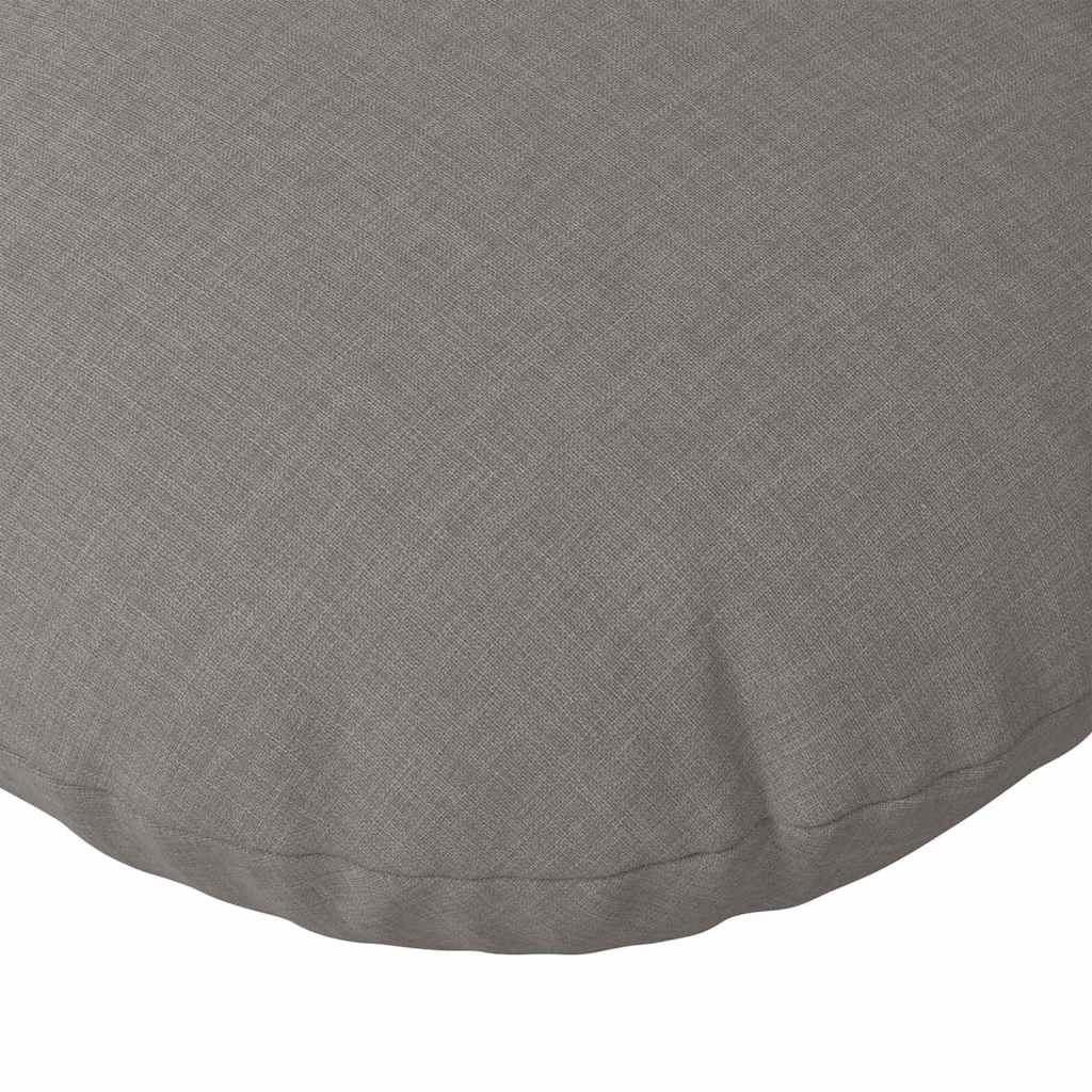 vidaXL Sitzkissen 2 pcs Taupe Ø80 x 29 cm Stoff