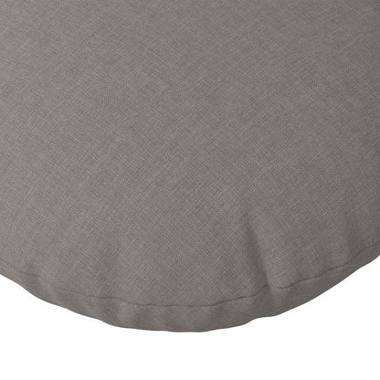 vidaXL Sitzkissen 2 pcs Taupe Ø80 x 29 cm Stoff