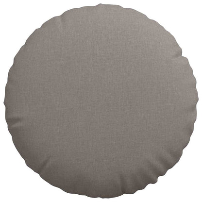 vidaXL Sitzkissen 2 pcs Taupe Ø80 x 29 cm Stoff