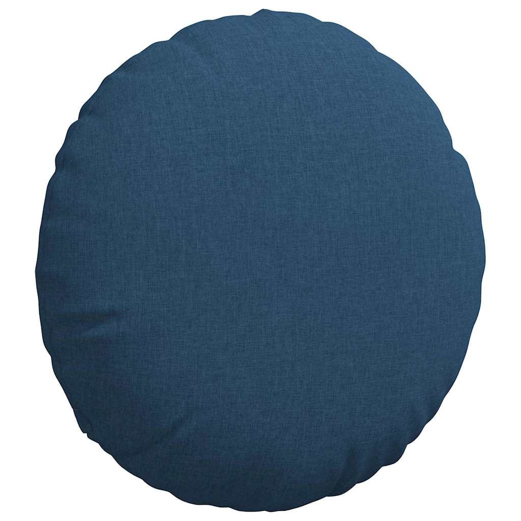 vidaXL Sitzkissen 2 pcs Blau Ø80 x 29 cm Stoff