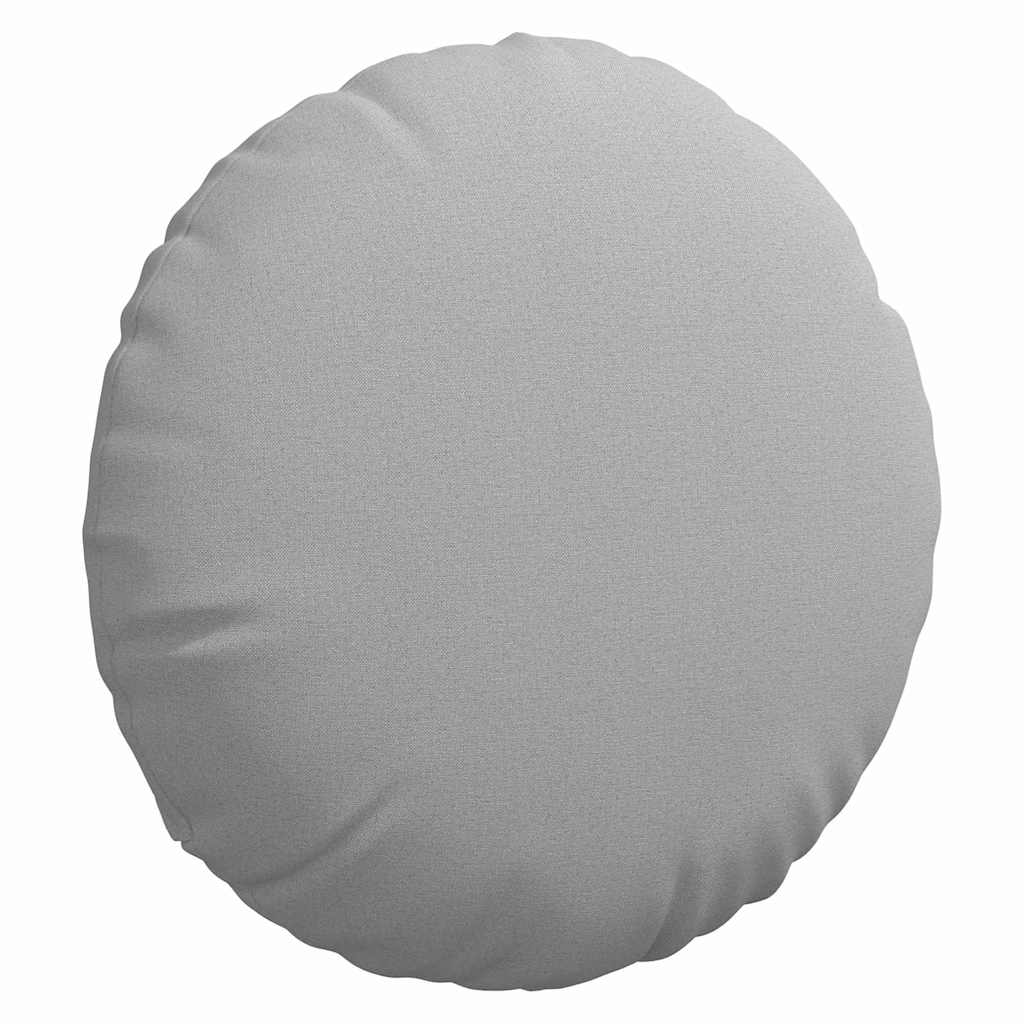 vidaXL Sitzkissen 2 pcs Wolkengrau Ø80 x 29 cm Stoff