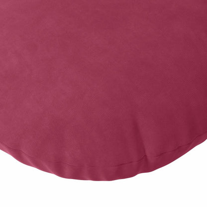 vidaXL Sitzkissen 2 pcs Weinrot Ø 80 x 29 cm Samt