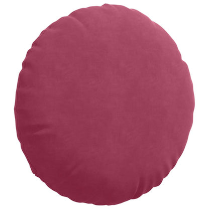 vidaXL Sitzkissen 2 pcs Weinrot Ø 80 x 29 cm Samt