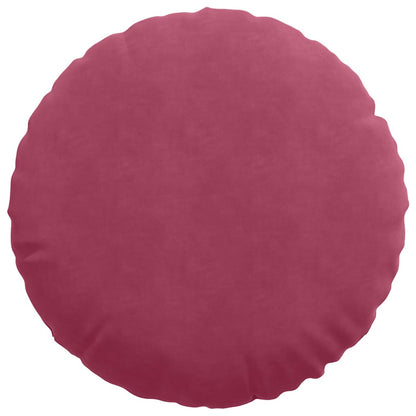 vidaXL Sitzkissen 2 pcs Weinrot Ø 80 x 29 cm Samt