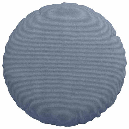 vidaXL Sitzkissen 2 pcs Blau Ø 80 cm Cordstoff