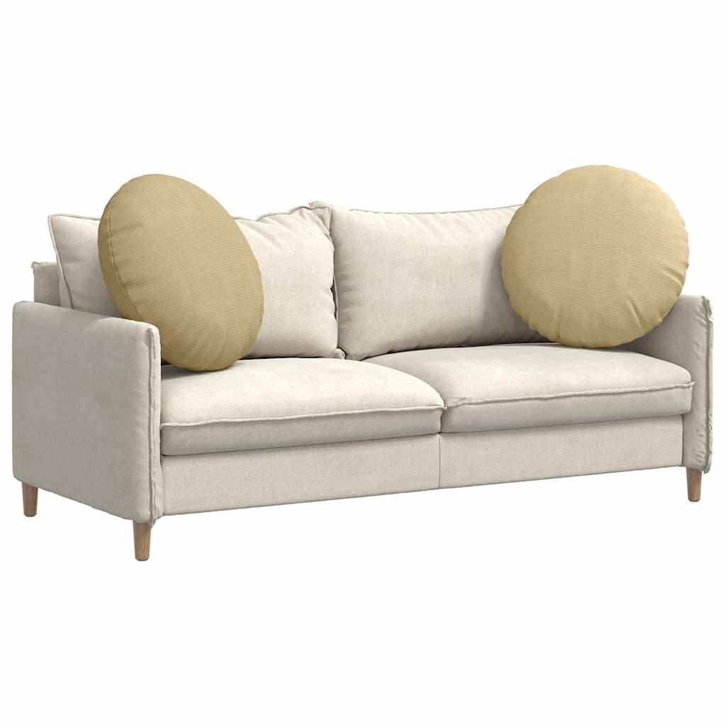 Sitzkissen 2 pcs Grau-Grün Ø 80 cm Cordstoff