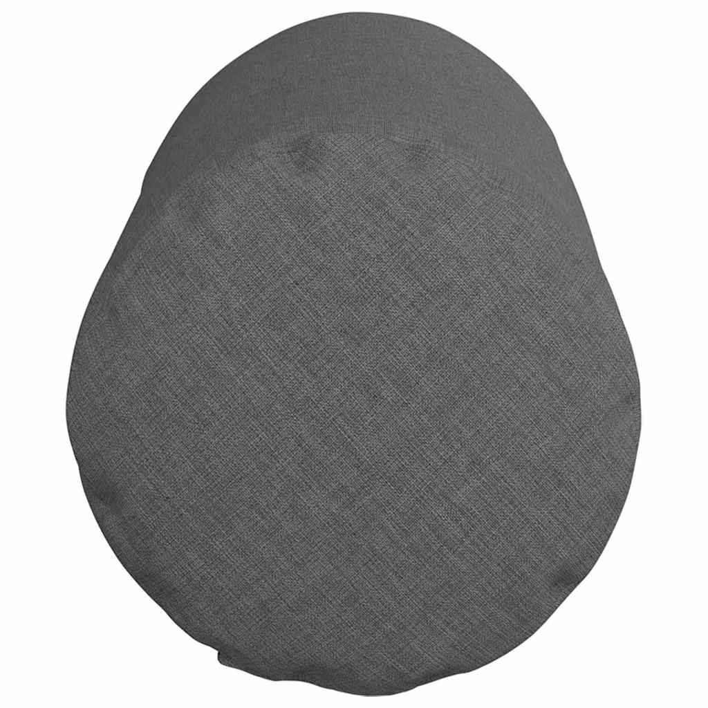 vidaXL Bolsterkissen 2 Stück Dunkelgrau Ø 15 x 40 cm Stoff