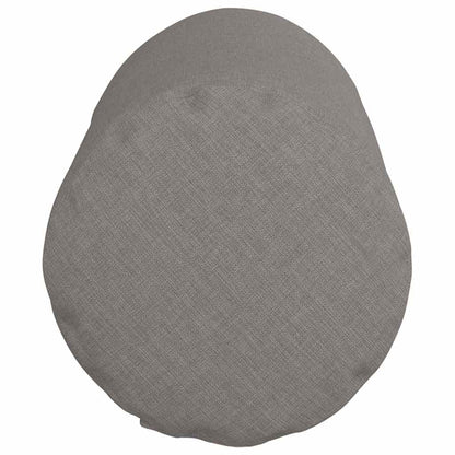 vidaXL Bolsterkissen 2 Stück Taupe Ø 15 x 40 cm Stoff