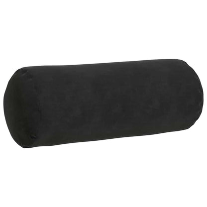 vidaXL Bolsterkissen 2 Stück Schwarz Ø 15 x 40 cm Cordstoff