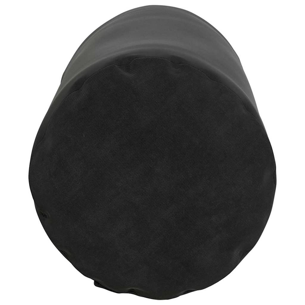 vidaXL Bolsterkissen 2 Stück Schwarz Ø 15 x 40 cm Cordstoff