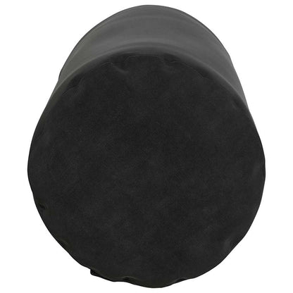 vidaXL Bolsterkissen 2 Stück Schwarz Ø 15 x 40 cm Cordstoff