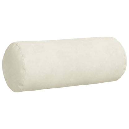vidaXL Bolsterkissen 2 Stück Creme Ø 15 x 40 cm Cordstoff