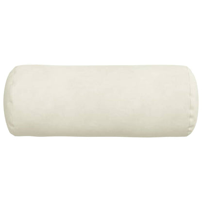 vidaXL Bolsterkissen 2 Stück Creme Ø 15 x 40 cm Cordstoff