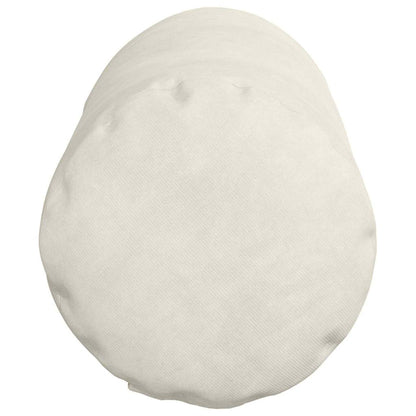 vidaXL Bolsterkissen 2 Stück Creme Ø 15 x 40 cm Cordstoff