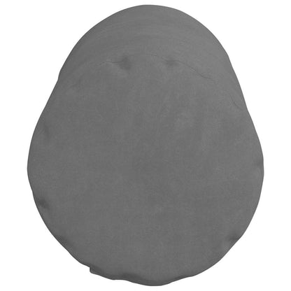 vidaXL Bolsterkissen 2 Stück Dunkelgrau Ø 15 x 40 cm Mikrofaserstoff