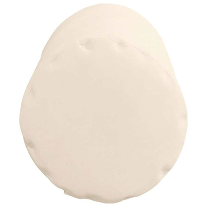 vidaXL Bolsterkissen 2 Stück Beige Ø 15 x 40 cm Mikrofaserstoff