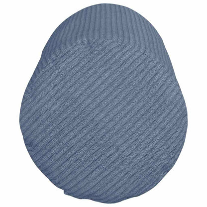 vidaXL Bolsterkissen 2 Stück Blau Ø 15 x 40 cm Cordstoff