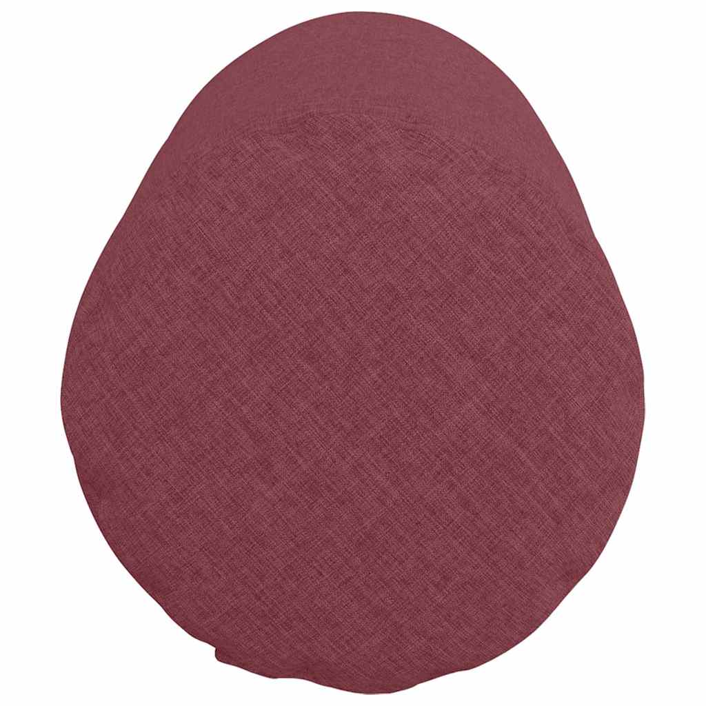 vidaXL Bolsterkissen 2 Stück Weinrot Ø 25 x 70 cm Stoff