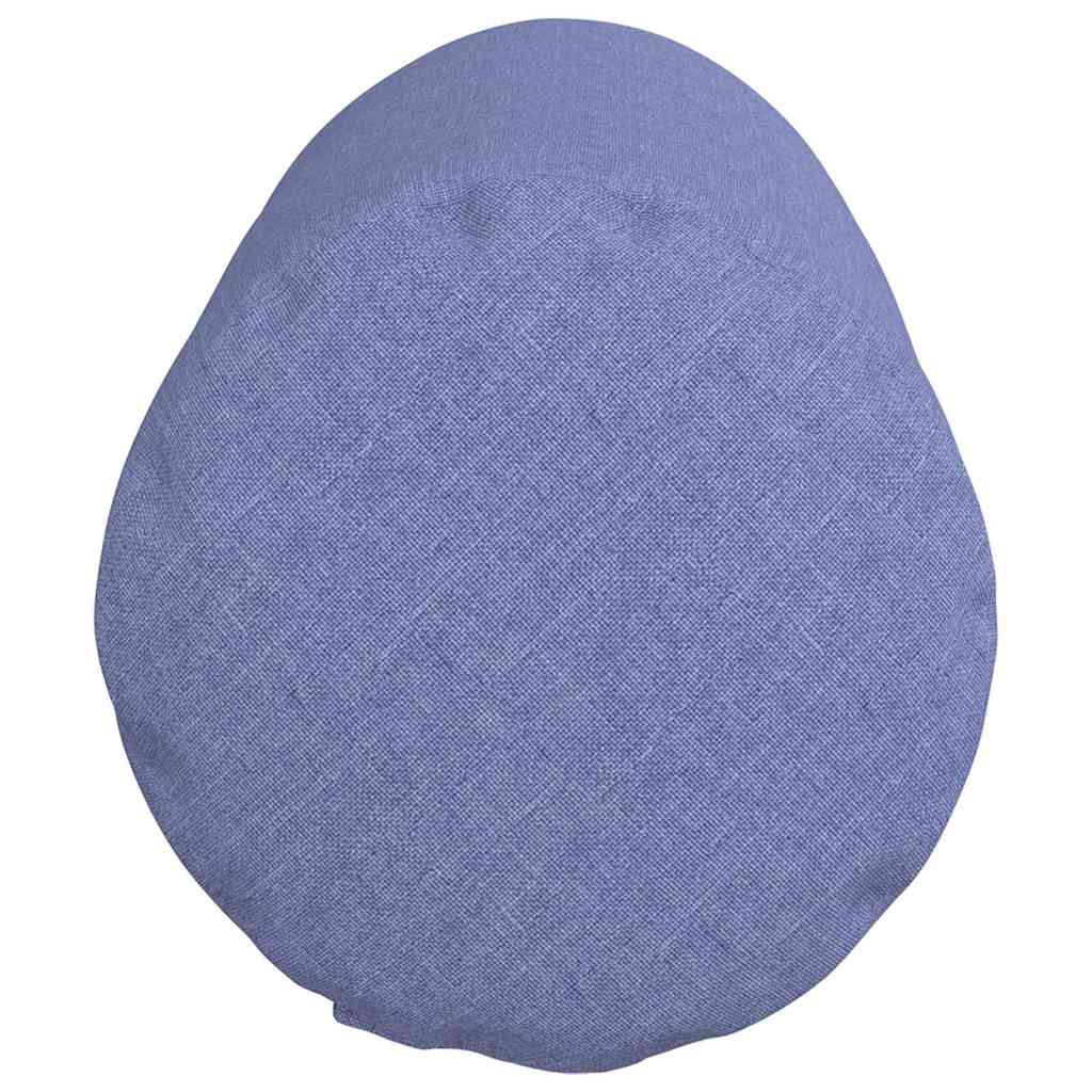 vidaXL Bolsterkissen 2 Stück Jeans blau Ø 25 x 70 cm Stoff