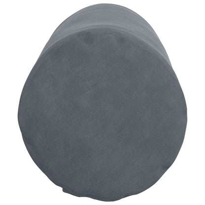 vidaXL Bolsterkissen 2 Stück Dunkelgrau Ø 25 x 70 cm Cordstoff