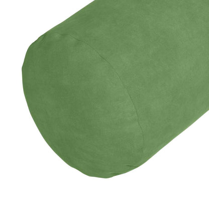 vidaXL Bolsterkissen 2 Stück Hellgrün Ø 25 x 70 cm Cordstoff