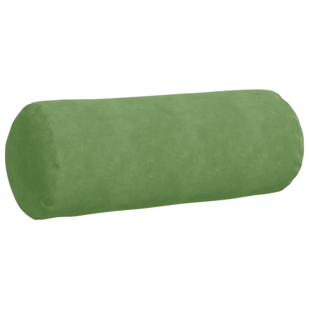 vidaXL Bolsterkissen 2 Stück Hellgrün Ø 25 x 70 cm Cordstoff
