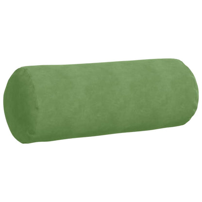 vidaXL Bolsterkissen 2 Stück Hellgrün Ø 25 x 70 cm Cordstoff