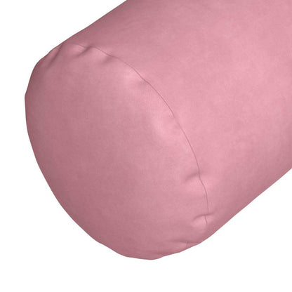 vidaXL Bolsterkissen 2 Stück Rosa Ø 25 x 70 cm Cordstoff