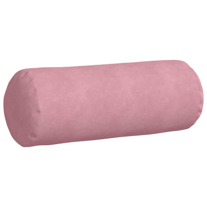 vidaXL Bolsterkissen 2 Stück Rosa Ø 25 x 70 cm Cordstoff