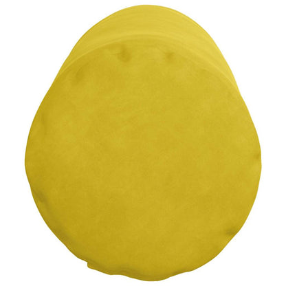 vidaXL Bolsterkissen 2 Stück Gelb Ø 25 x 70 cm Cordstoff