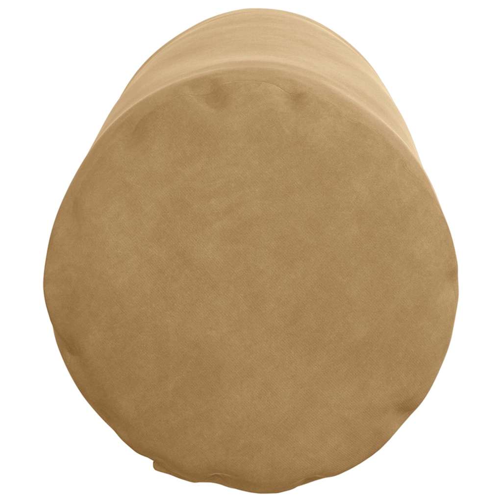 vidaXL Bolsterkissen 2 Stück Braun Ø 25 x 70 cm Cordstoff