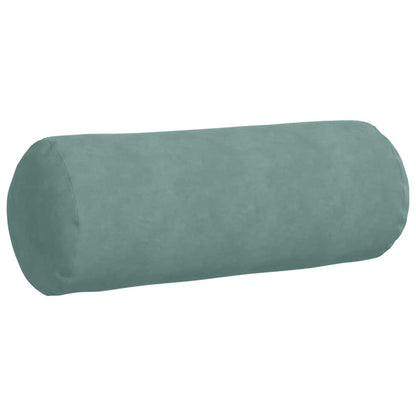 vidaXL Bolsterkissen 2 Stück Meergrün Ø 25 x 70 cm Cordstoff