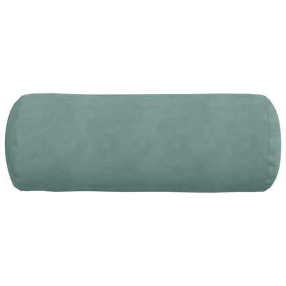 vidaXL Bolsterkissen 2 Stück Meergrün Ø 25 x 70 cm Cordstoff