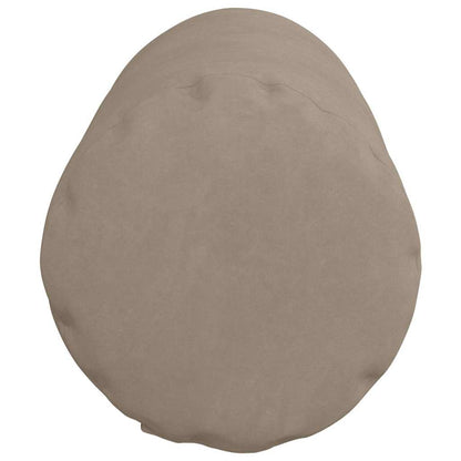 vidaXL Bolsterkissen 2 Stück Taupe Ø 25 x 70 cm Mikrofaserstoff