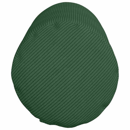 vidaXL Traversin 2 pièces Vert foncé Ø 25 x 70 cm Velours côtelé