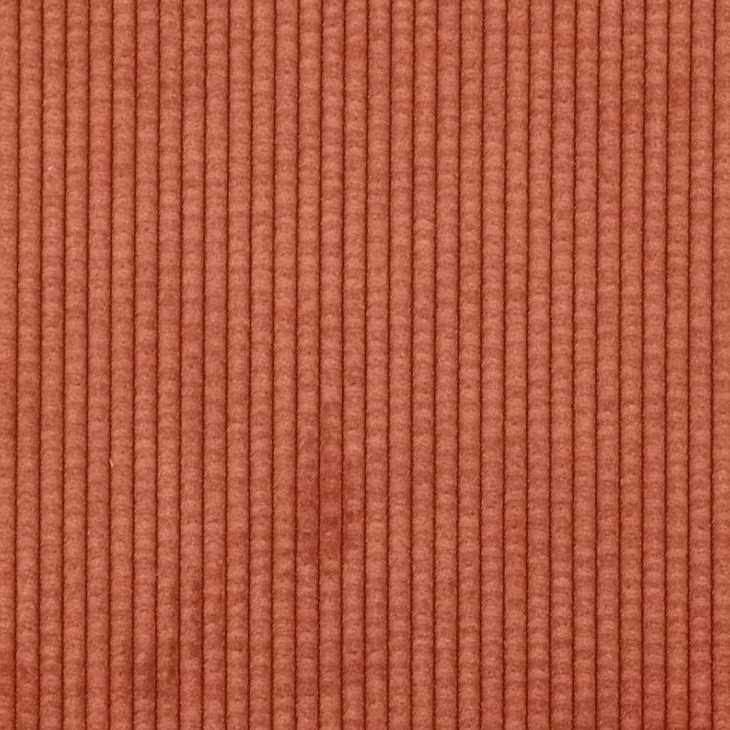 vidaXL Bolsterkissen 2 Stück Rot-Orange Ø 25 x 70 cm Cordstoff