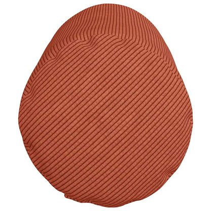 vidaXL Bolsterkissen 2 Stück Rot-Orange Ø 25 x 70 cm Cordstoff