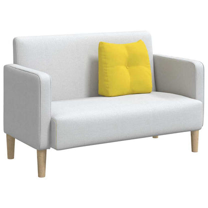 Rücken Kissen Helles Gelb 45 x 24 x 50 cm Stoff