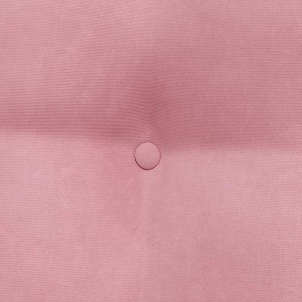 Rückenkissen Rosa 45 x 24 x 50 cm Samt