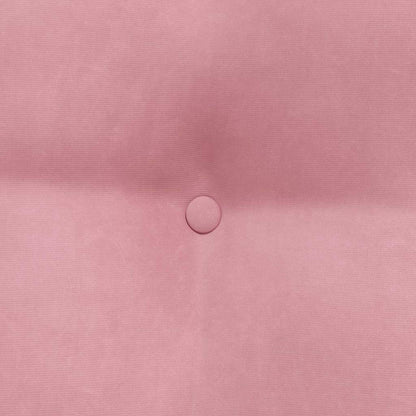 Rückenkissen Rosa 45 x 24 x 50 cm Samt